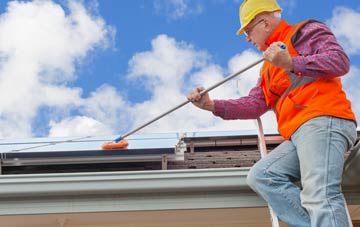 Halfway soft wash roof cleaning